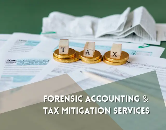 Forensic Accounting and Tax Mitigation Services